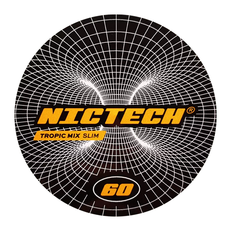 Снюс Nictech Tropic Mix, 60 мг/г, тропические фрукты, slim portion