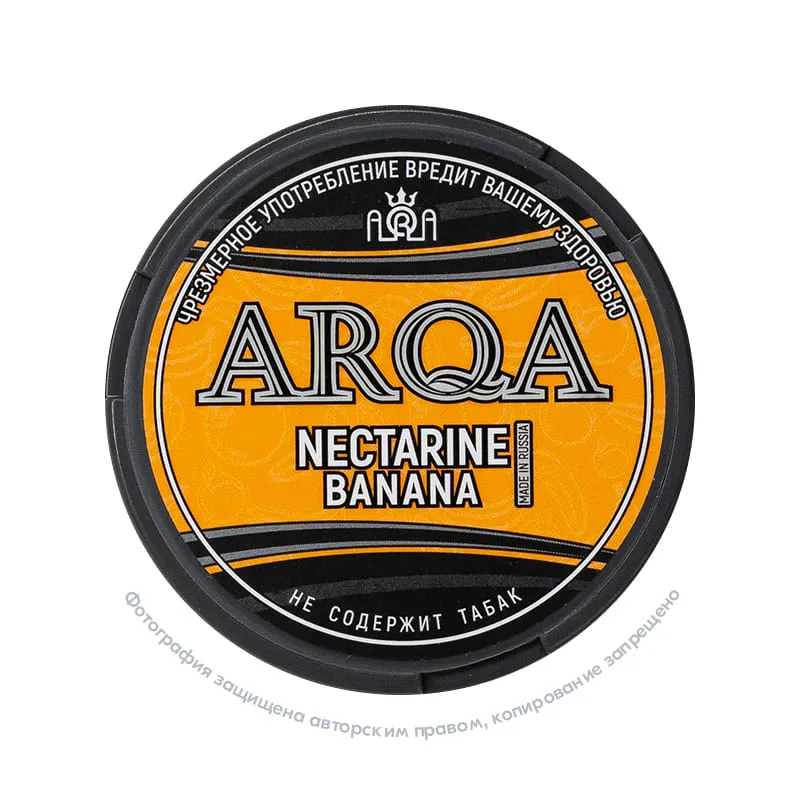 Снюс ARQA Nectarine Banana, 70 мг/г, нектарин и банан