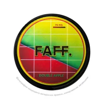 Снюс FAFF Double Apple, 75 мг/г, двойное яблоко, slim portion