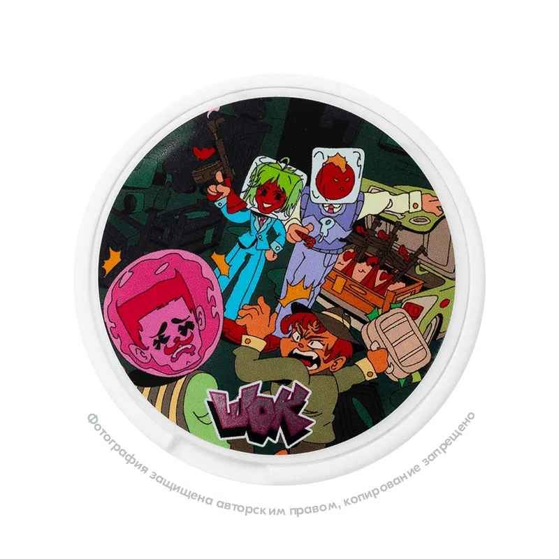 Снюс ШОК Сделка с Кокосом и Клубникой, 150 мг/г, жвачка с кокосом и клубникой, slim portion