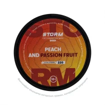 Снюс ШОК Storm Peach And Passion Fruit, 220 мг/г, персик и маракуйя, slim portion